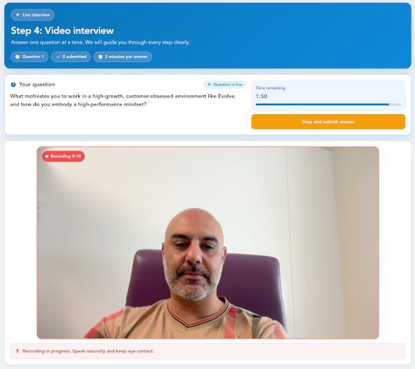 Video interview